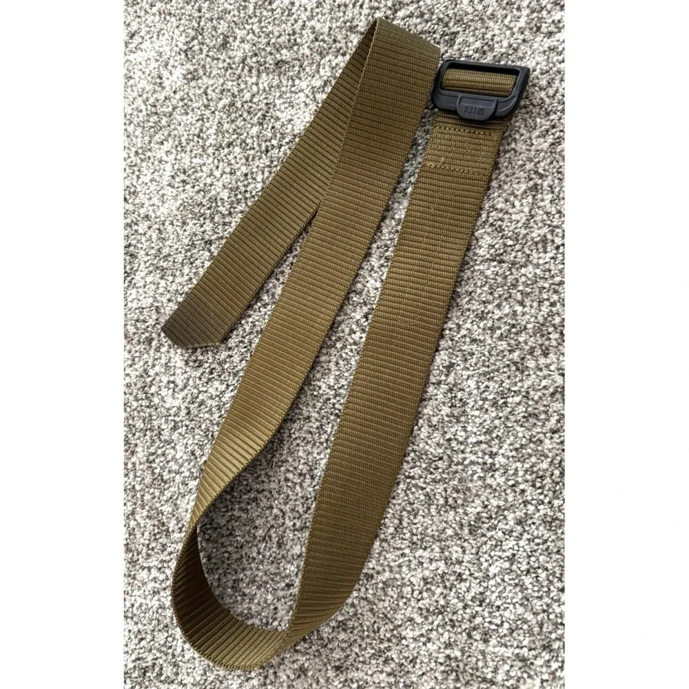 5.11 Tactical Belt Mens TDU Belt 59552 Trainer Nylon Rip Resist Coyote Brown LG